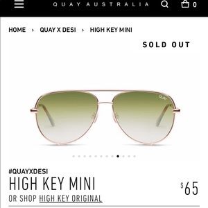 Quay high key mini sunglasses